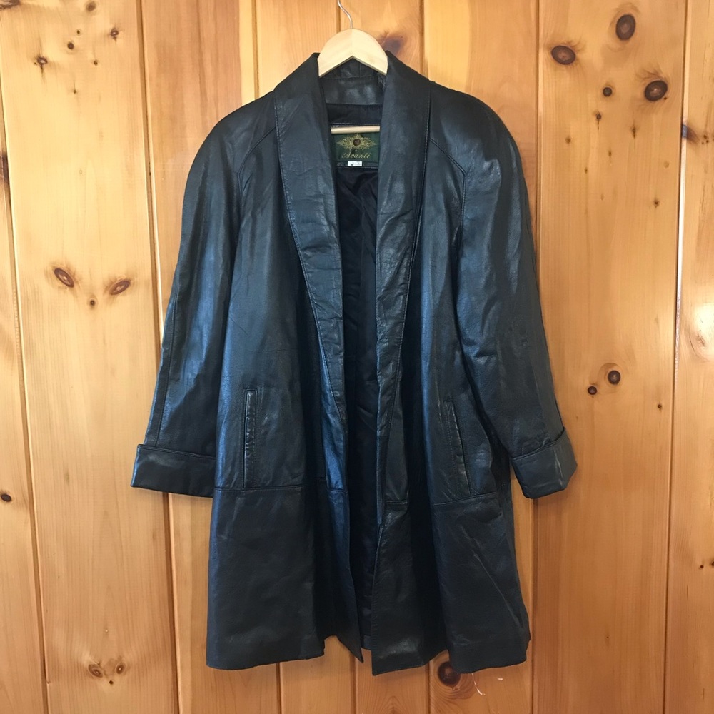 Vintage Oversized Genuine Leather Jacket